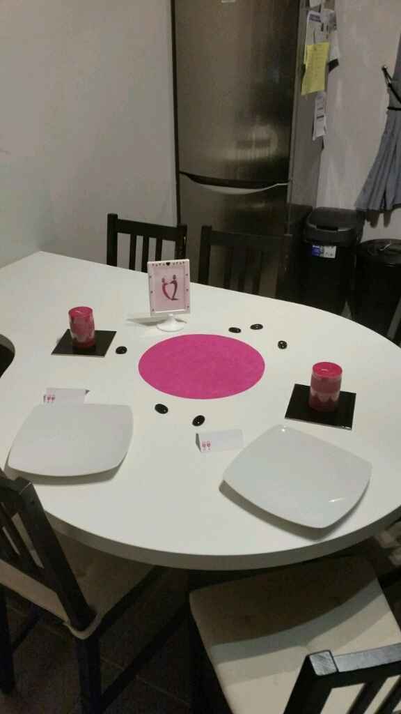 Besoin d'idées pour déco de table fushia noir blanc - 1