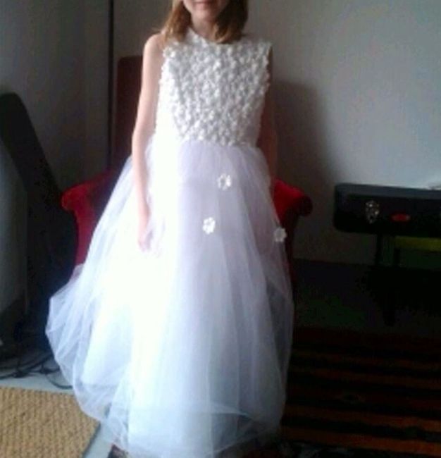 Robe petite fille d'honneur