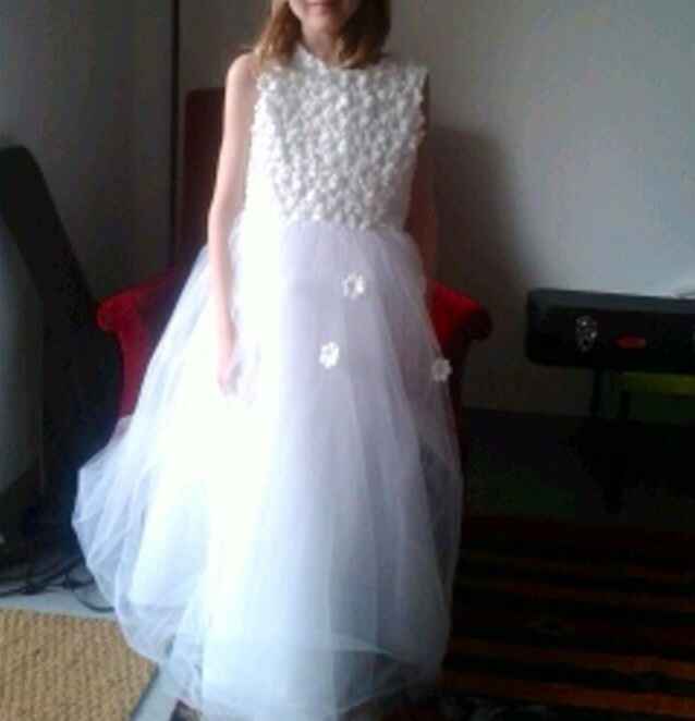 Robe petite fille d'honneur