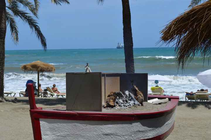 Poisson cuit au feu de bois Malagueta