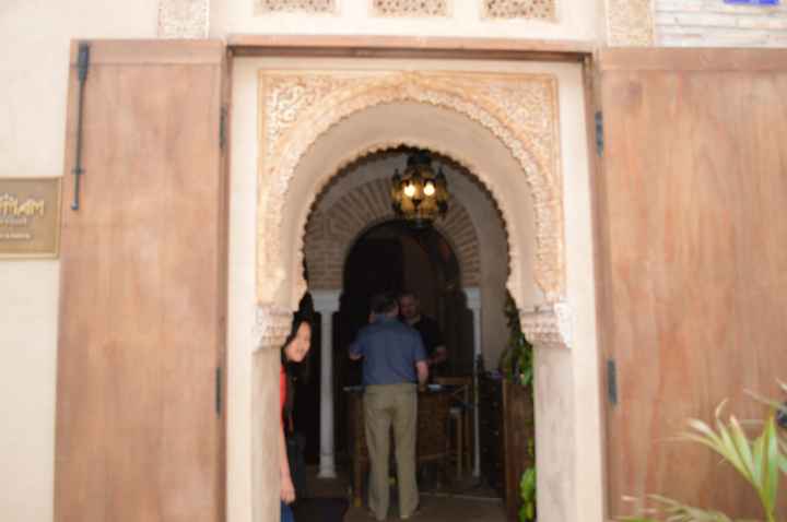 Entrée du Spa Malaga