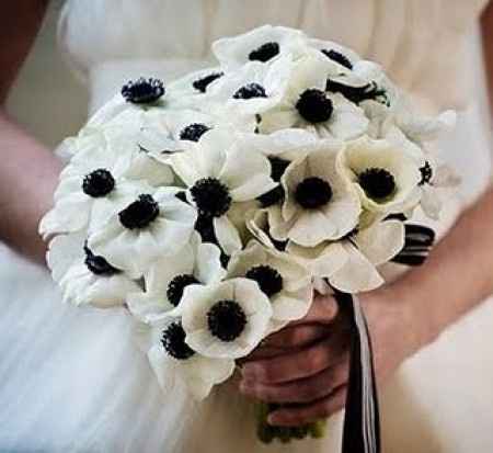 Bouquet noir & blanc