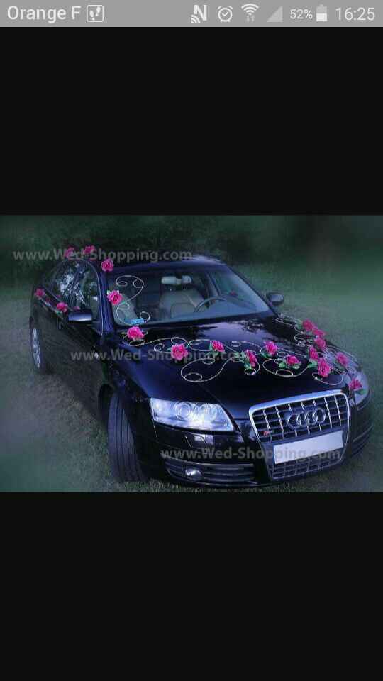 Idée décoration voiture sans fleurs? - 1