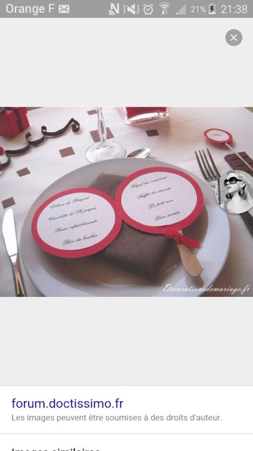 Menu à faire - 1