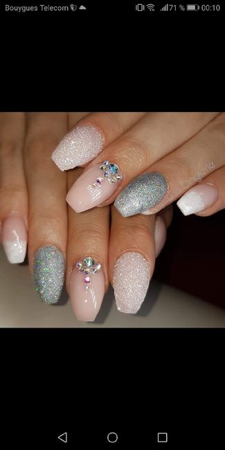 Manicure pour le jour j - 1