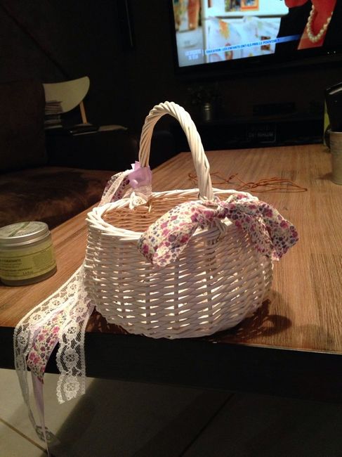 Mes paniers diy pour mes petites demoiselles d'honneur - 3