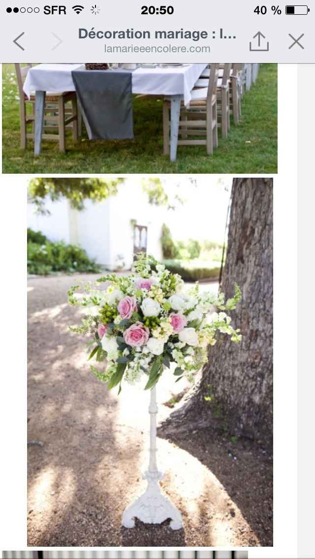 Idée centre de table