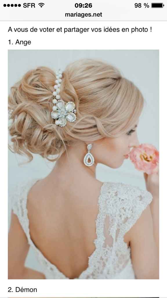 Ma robe, coiffure? - 1