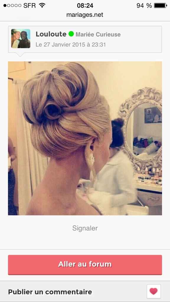 Ma robe, coiffure? - 1