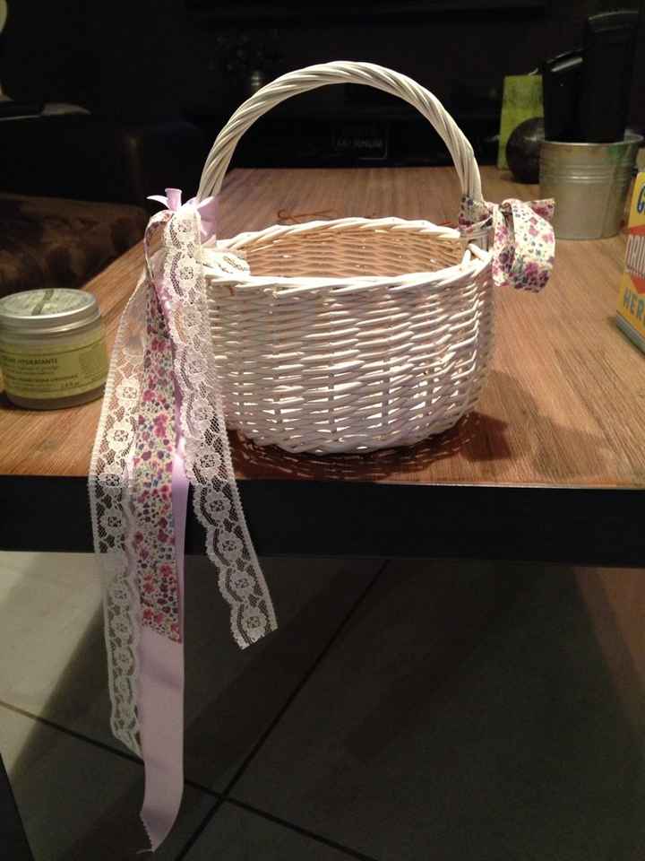 Mes paniers diy pour mes petites demoiselles d'honneur - 2