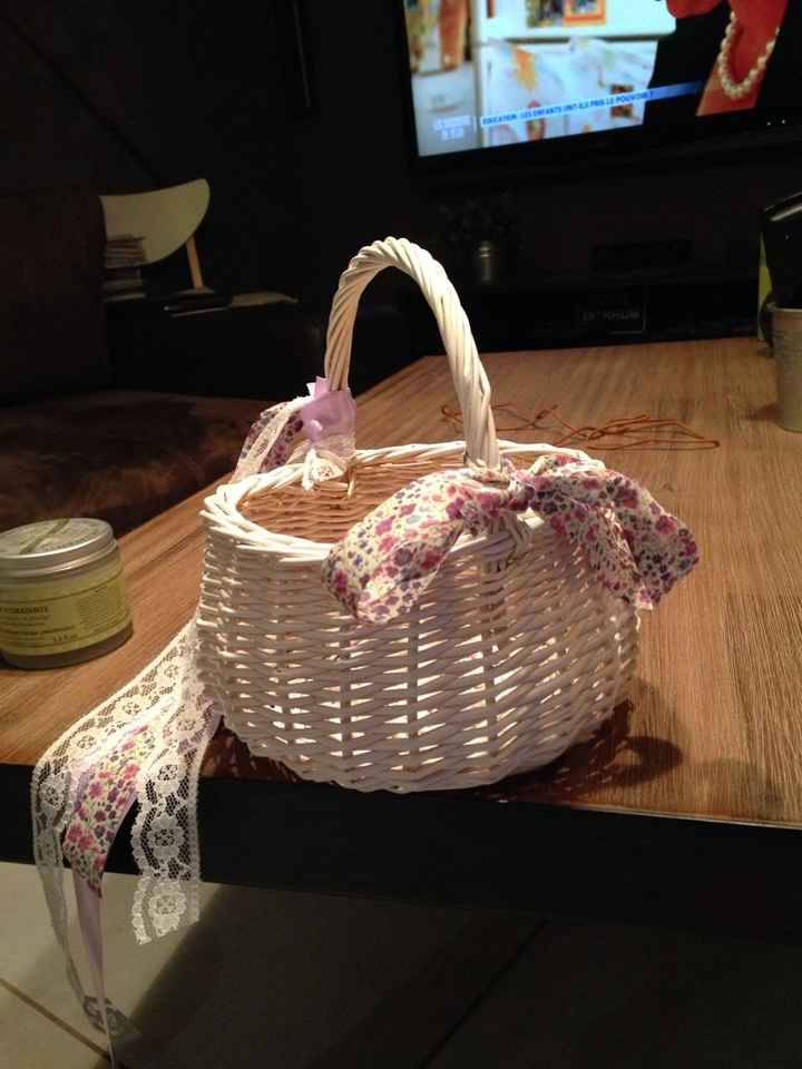 Mes paniers diy pour mes petites demoiselles d'honneur - 3