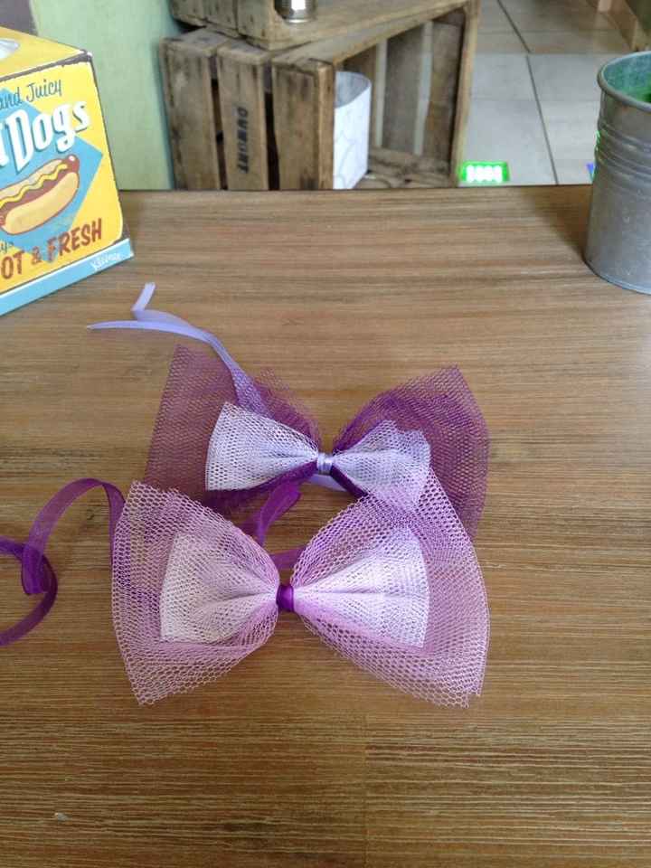 Noeud de voiture en tulle - 1