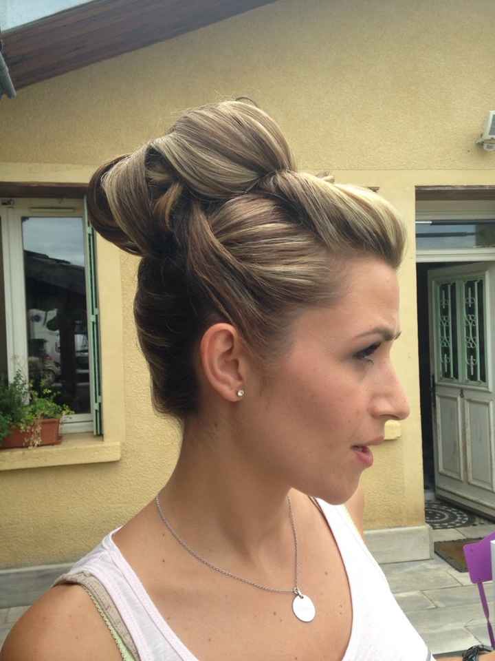 Mon essai chignon - 1