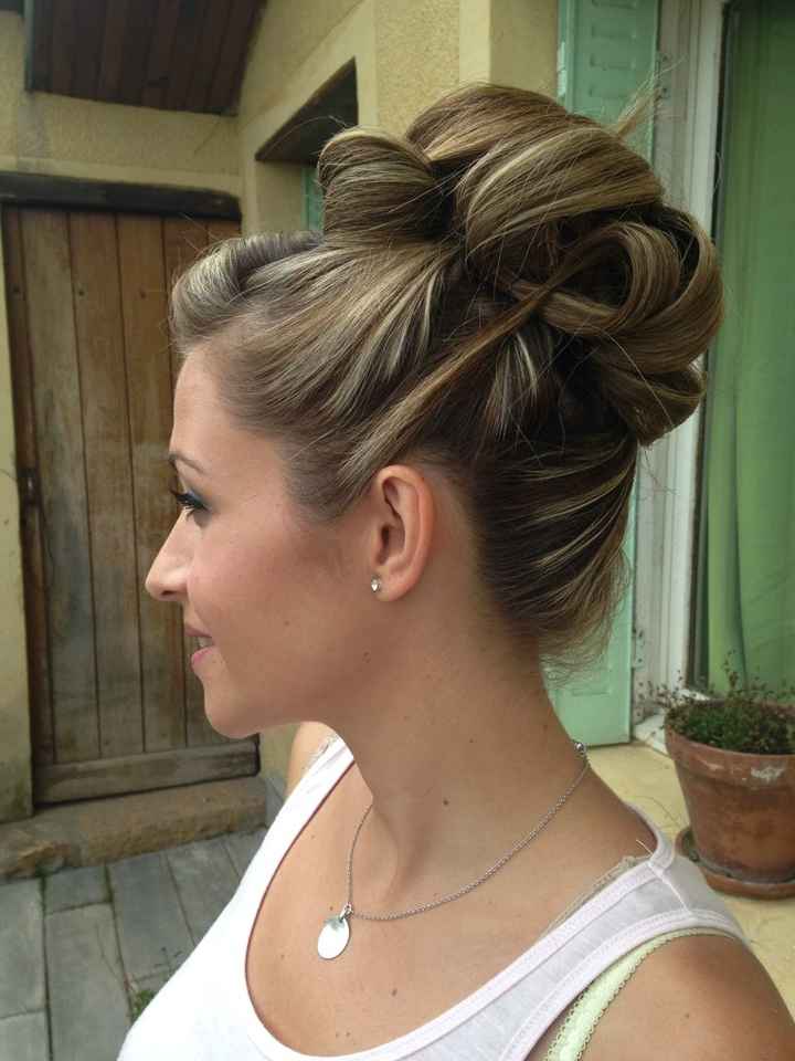 Mon essai chignon - 2