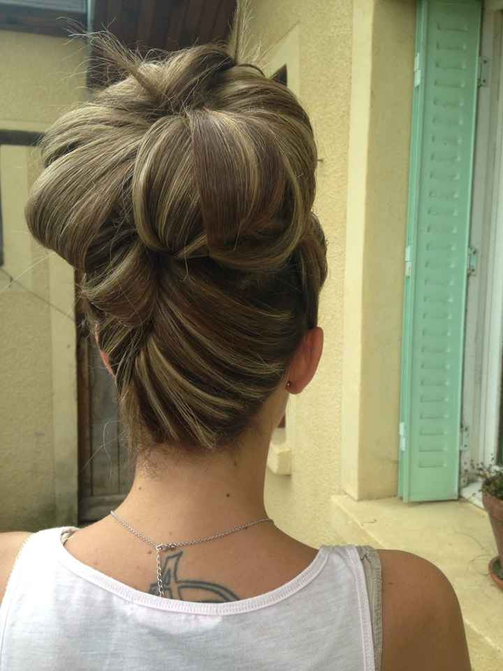 Mon essai chignon - 3