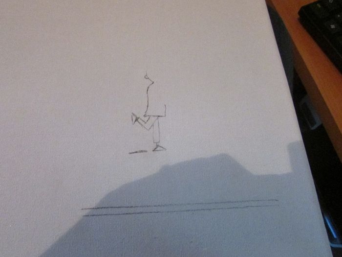 Début du dessin 