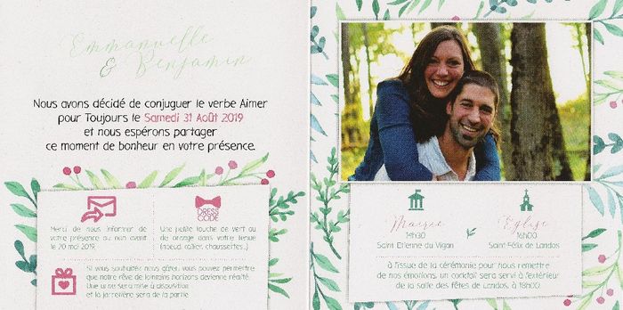 Je te montre le mien pour que tu vois. et ceux du repas avait un carton en plus