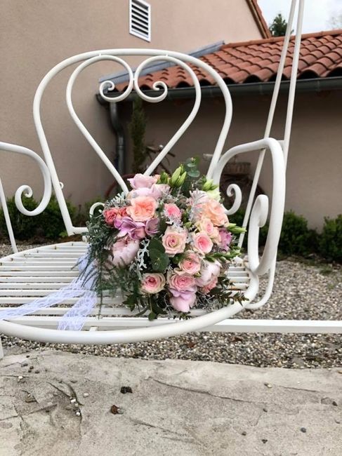 Le rendu d'un des bouquet de ma fleuriste en fleur artificielle