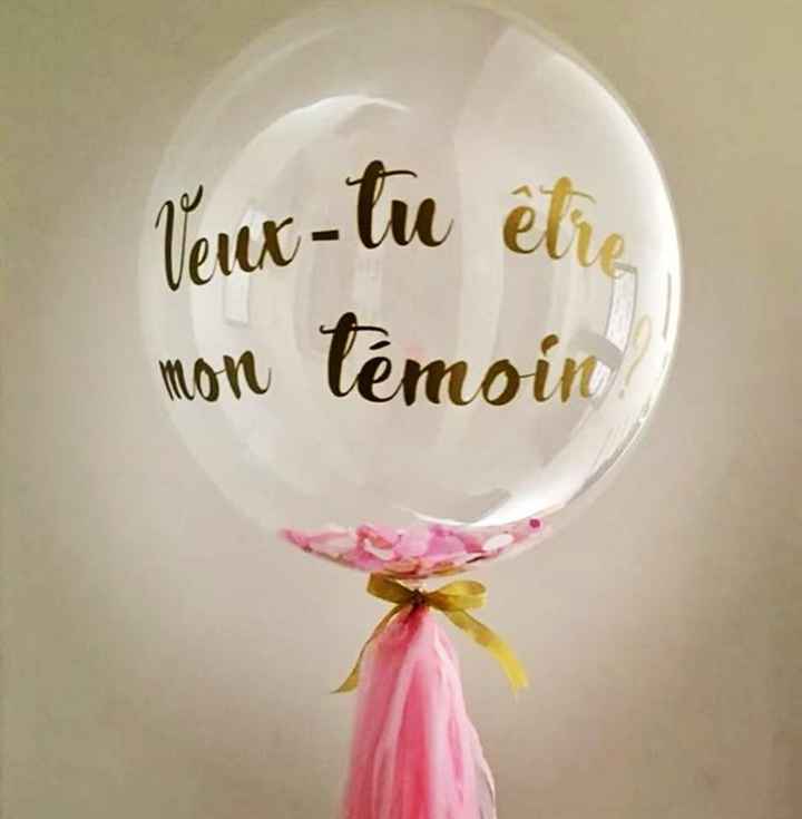 la demande en témoin