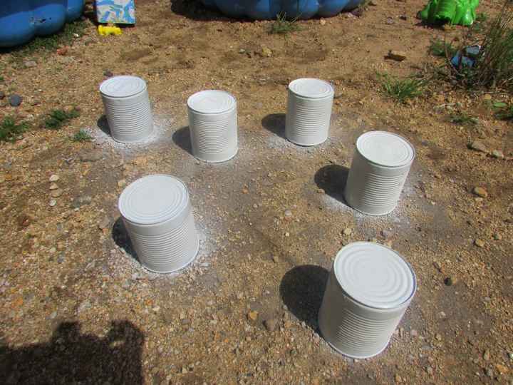 Mes pots de fleurs centre de table