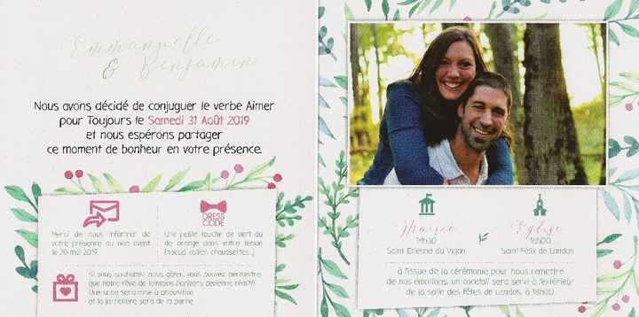 Je te montre le mien pour que tu vois. et ceux du repas avait un carton en plus