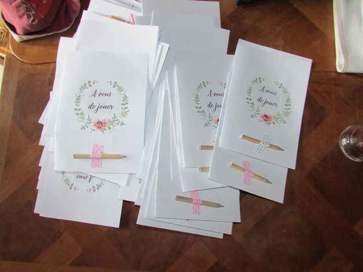 J'en ai Prévu un par copule et 1 pour les personnes célibataires