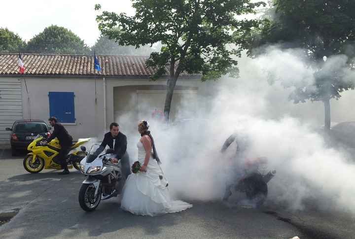 Mariage motard!