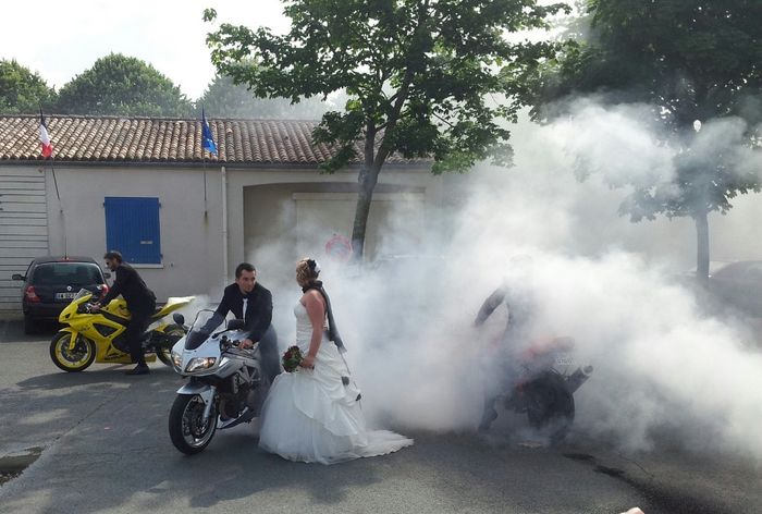 Mariage motard!