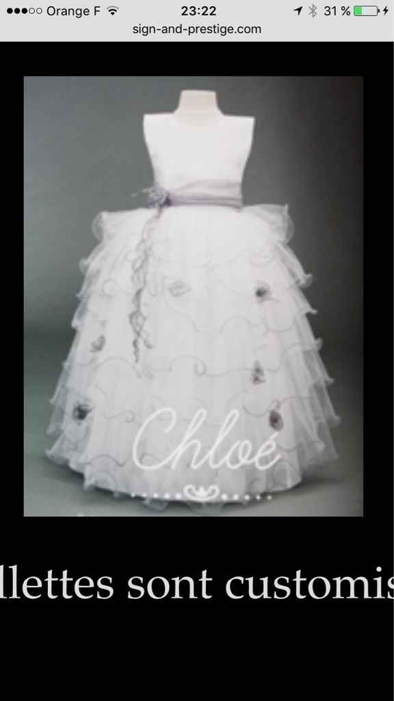 La robe de mariée .... de ma fille (mini princesse) - 1