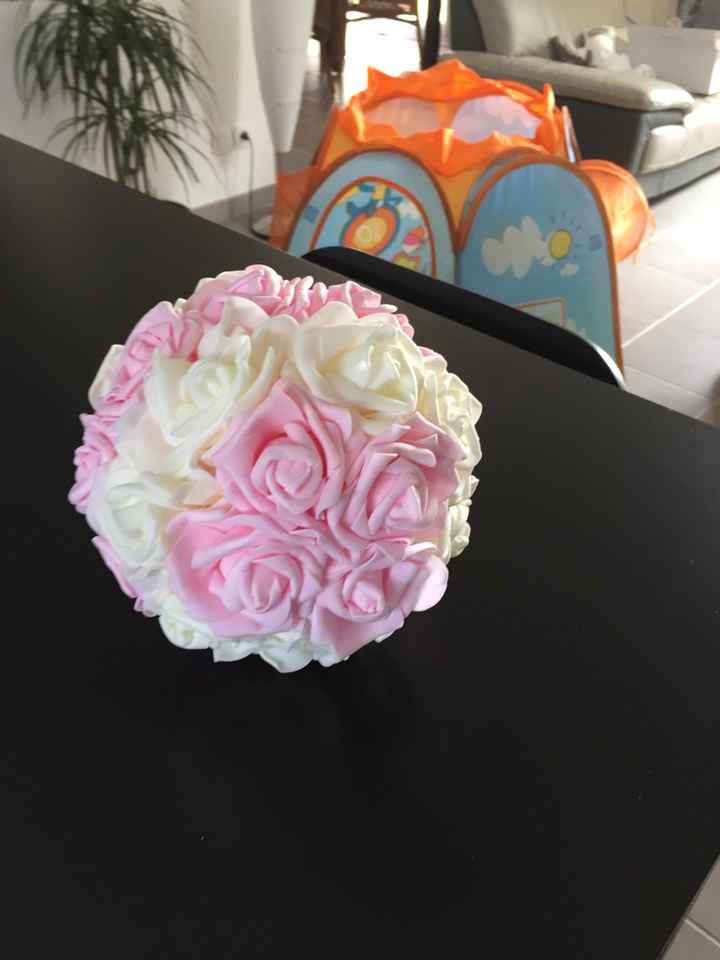 Boules fleurs en mousses - 2