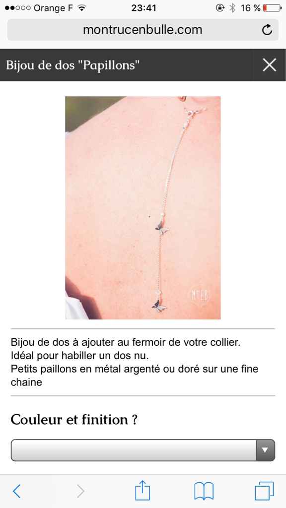 Tentée par le bijou de dos - 1