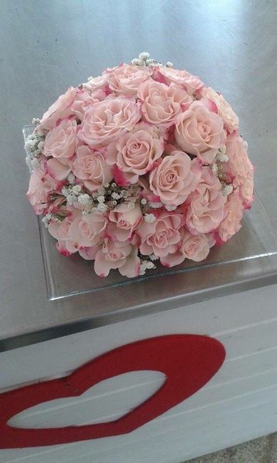 Centre de table ....essai fleurs - 1