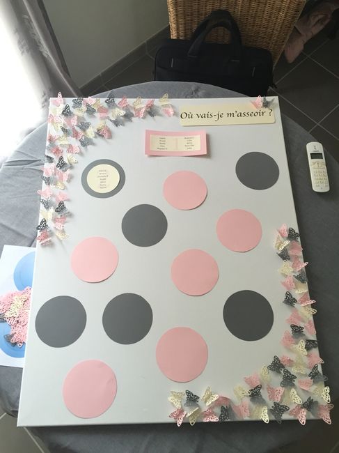 Décoration de table rose, argent ? - 4