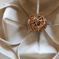 pliage serviettes fleurs de lotus