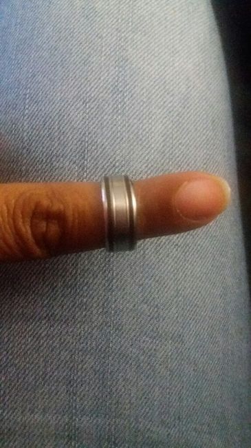 Bague de fiançailles pour fiancé - 1