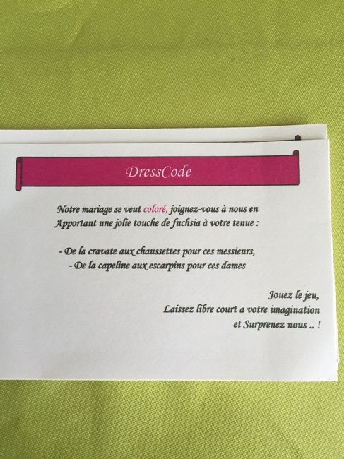 Dress code comment le suggérer aux invités ? - 1