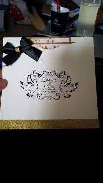 Pochette faire part Conte de fée