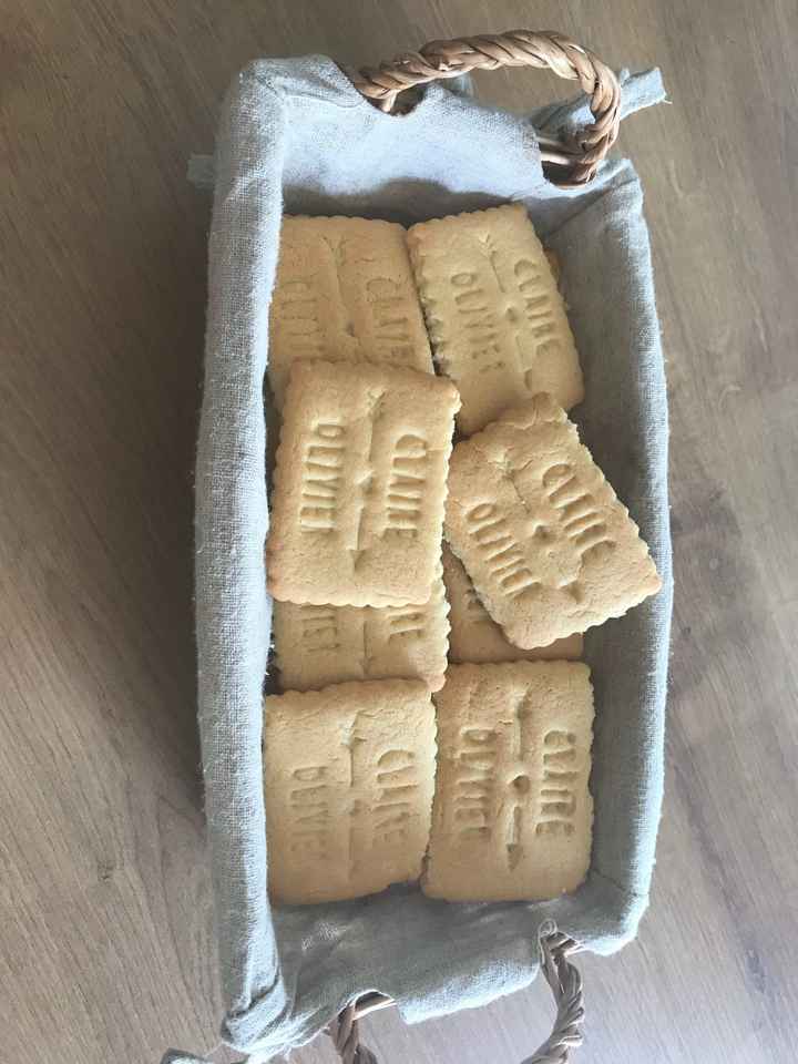 Biscuits personnalisés pour cadeaux invités Validés - 1