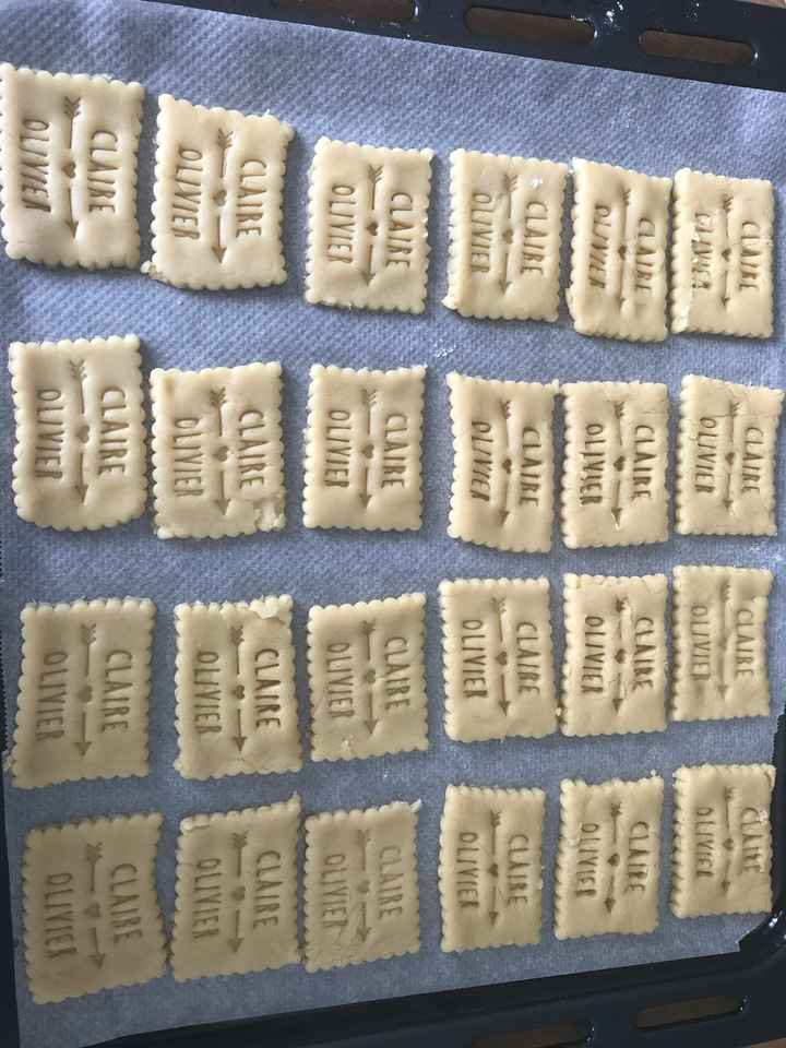 Biscuits personnalisés pour cadeaux invités Validés - 2