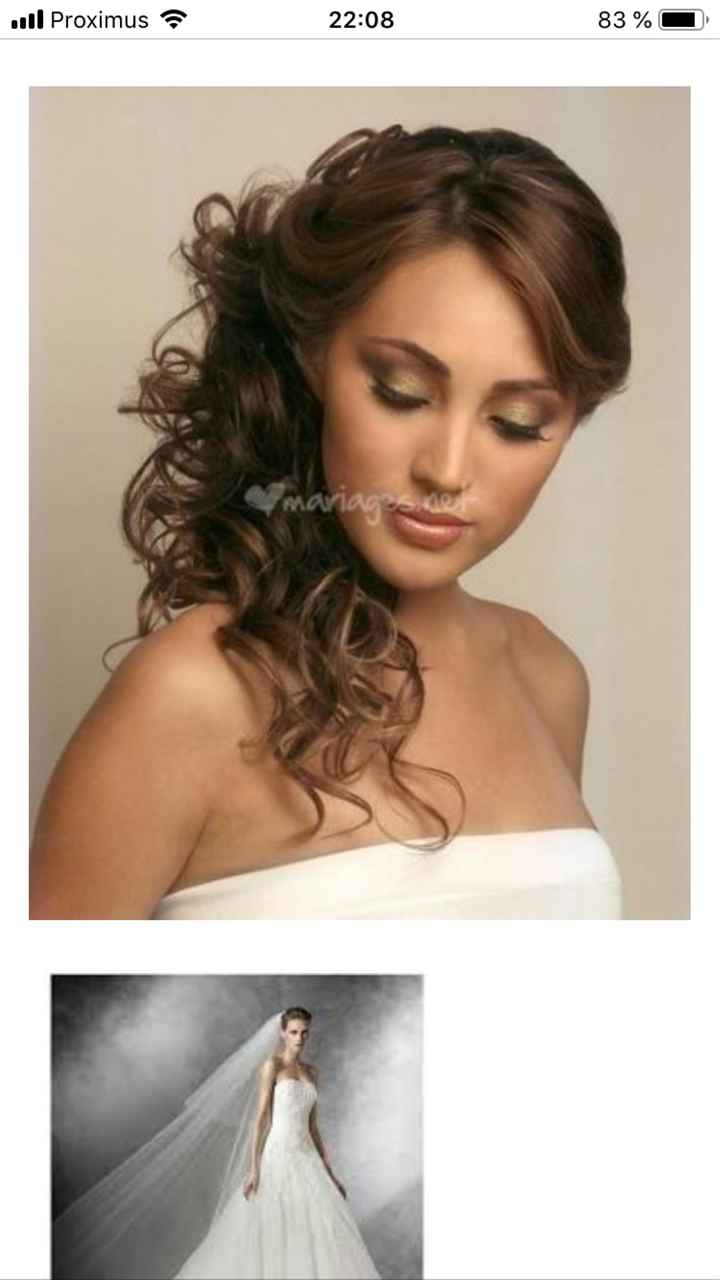 Quelle coiffure avec robe bustier Coeur ? - 1