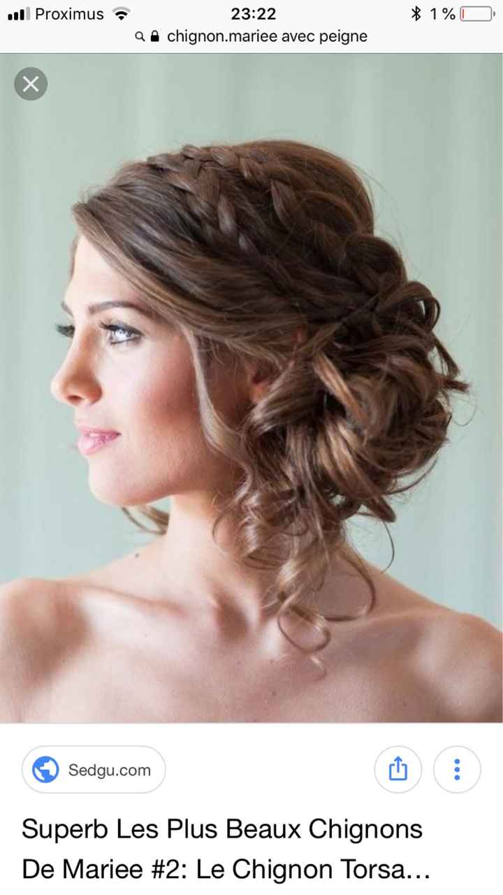 Quelle coiffure avec robe bustier Coeur ? - 4
