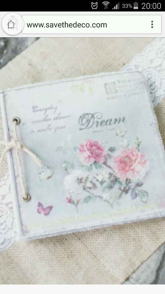 Livre d'or thème champêtre romantique - 1