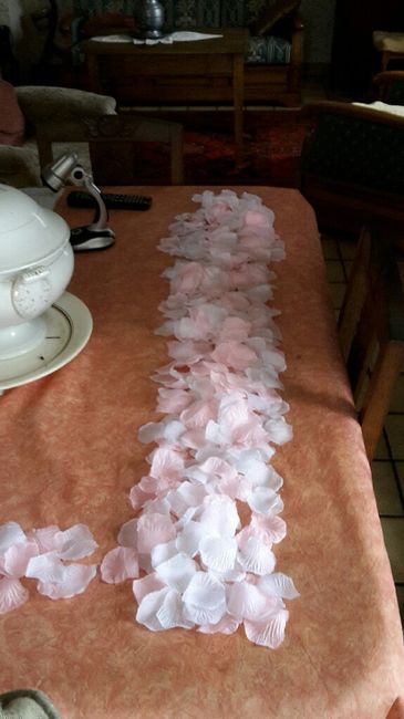 Pétales en tissu - 2