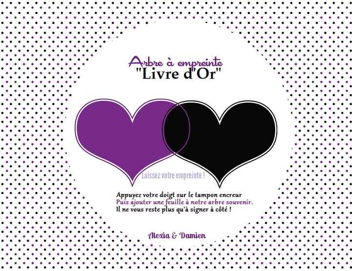 Pancarte arbre à empreinte