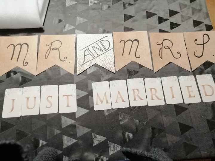 Fanion mariage fait maison, et besoin d aides !!! - 2