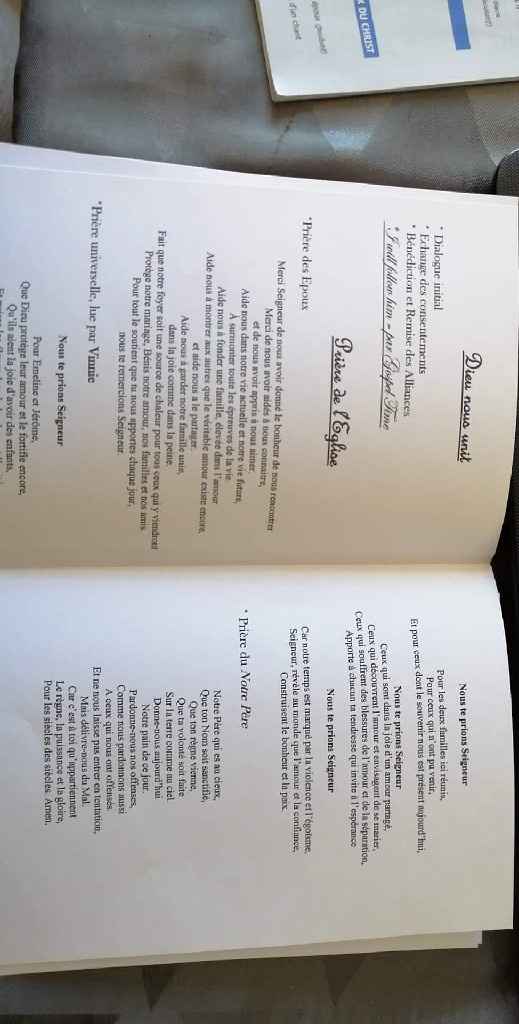 J-150, livret de cérémonie terminé 💪 - 3