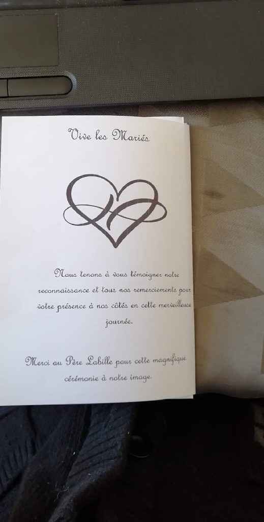 J-150, livret de cérémonie terminé 💪 - 5