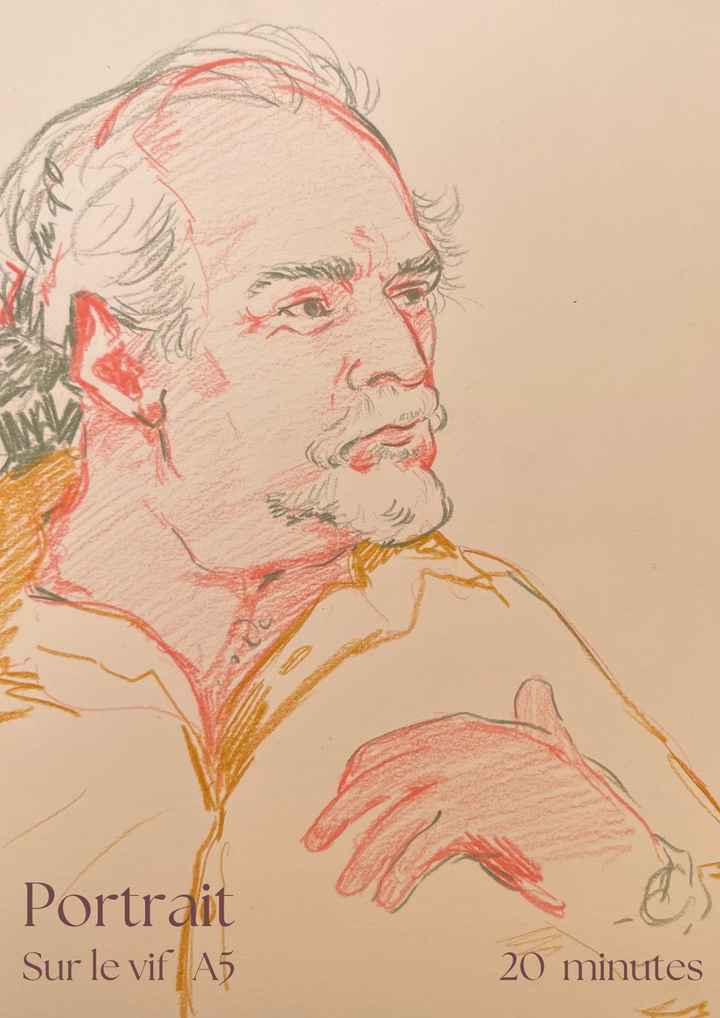 Portrait sur le vif . 