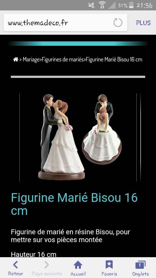 Figurine pièce montée - 1