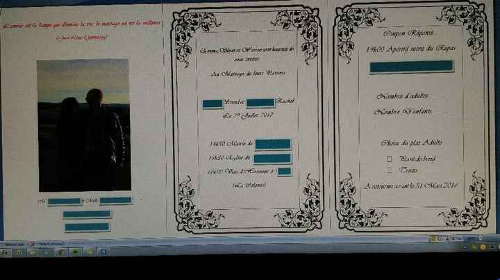 Commande faire part - 1